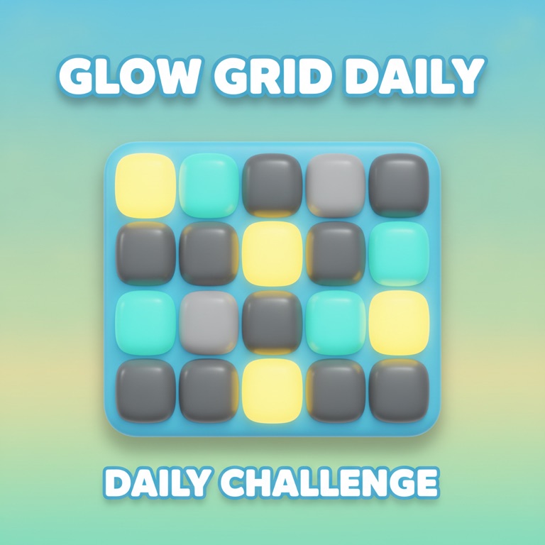 Play Glow Grid Daily β free puzzle game