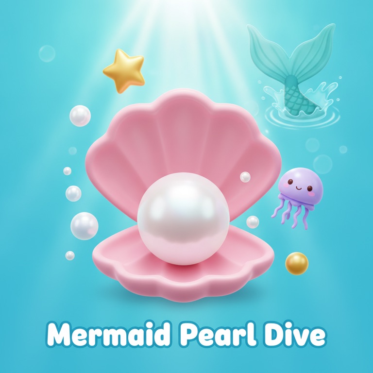 Play Mermaid Pearl Dive β free girls game