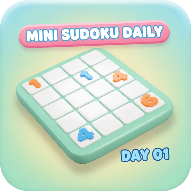 Play Mini Sudoku Daily β free puzzle game