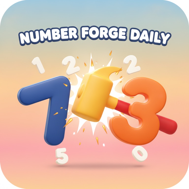 Play Number Forge Daily β free puzzle game